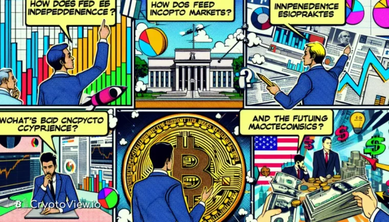 How Does Fed Independence Influence Crypto Markets?