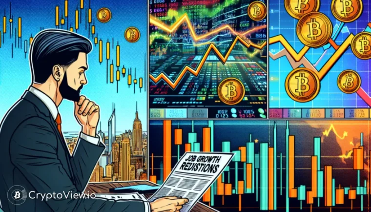 バイデノミクスの雇用統計修正は暗号資産市場に影響を与えたか？