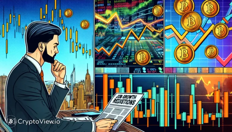 Czy Rewizje Zatrudnienia Bidenomics Wpłynęły na Rynki Krypto?