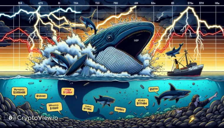 Hyperliquid 고래 손실이 DeFi의 격동적인 한 주를 촉발했습니까?