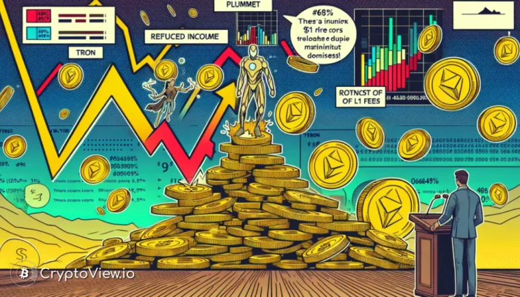 ¿Impactó la reducción de tarifas de Tron en el dominio de la red?