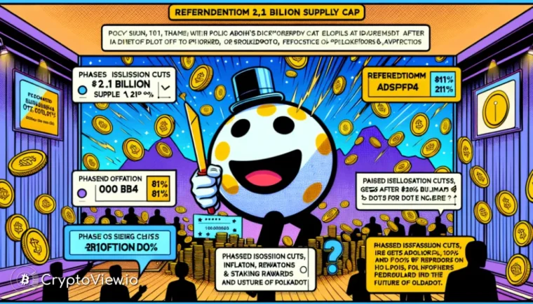 Vil Polkadots DOT Nå et Forsyningsloft på 2,1 Milliarder?