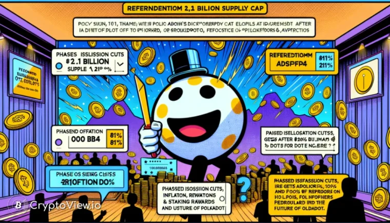 ¿Alcanzará DOT de Polkadot un límite de suministro de 2.1 mil millones?