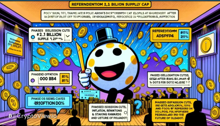 Polkadot raggiungerà un limite di fornitura di 2,1 miliardi di DOT?