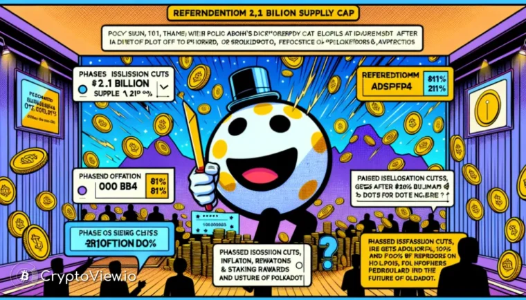 Vil Polkadots DOT nå en forsyningsgrense på 2,1 milliarder?