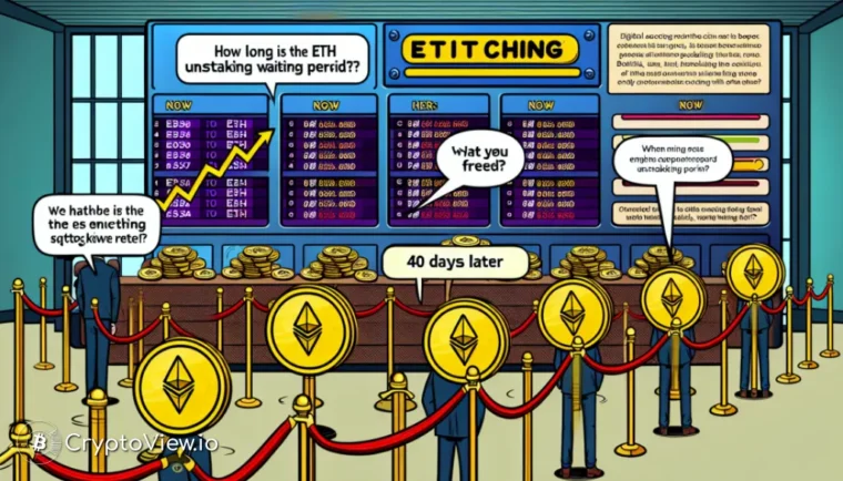 Quelle est la durée de la période d'attente pour le déblocage d'ETH ?