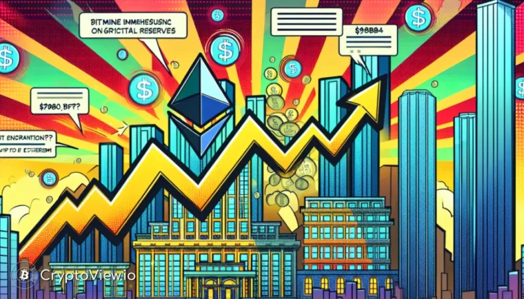 Hoeveel Ethereum bezit BitMine na recente overnames?