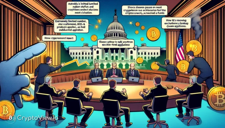 ما هو تأثير العملات المشفرة لإغلاق حكومة هيئة الأوراق المالية والبورصات؟