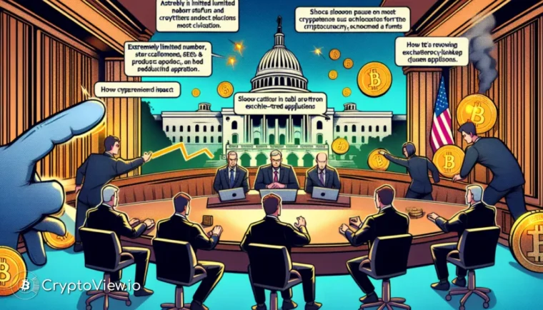 What was the crypto impact of the SEC's government shutdown?