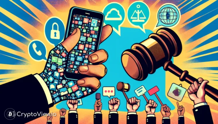 Er søksmålet om ICE-sporingsappen en kamp for ytringsfrihet?