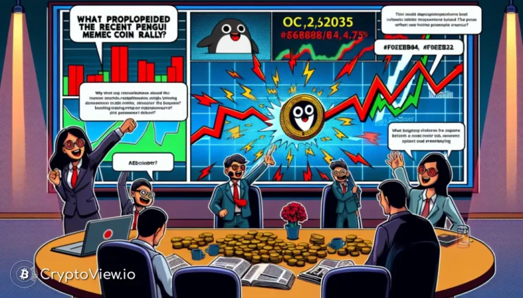 Hva drev det nylige PENGU Memecoin-rallyet?