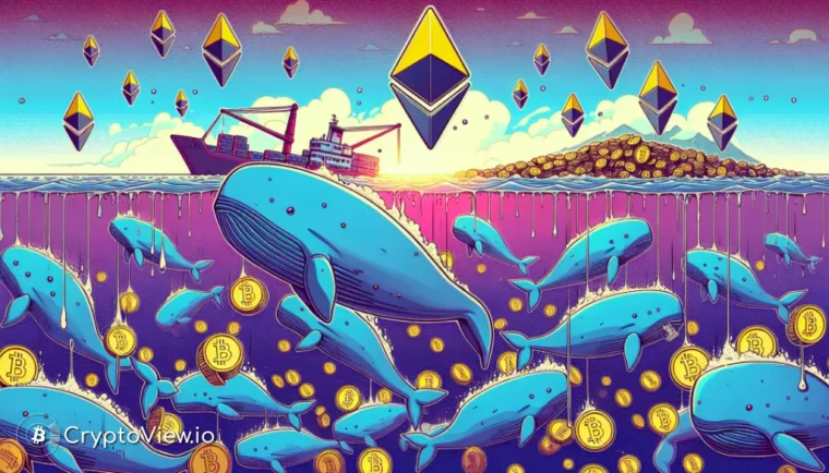 ¿Siguen las ballenas de Ethereum acumulando ETH?