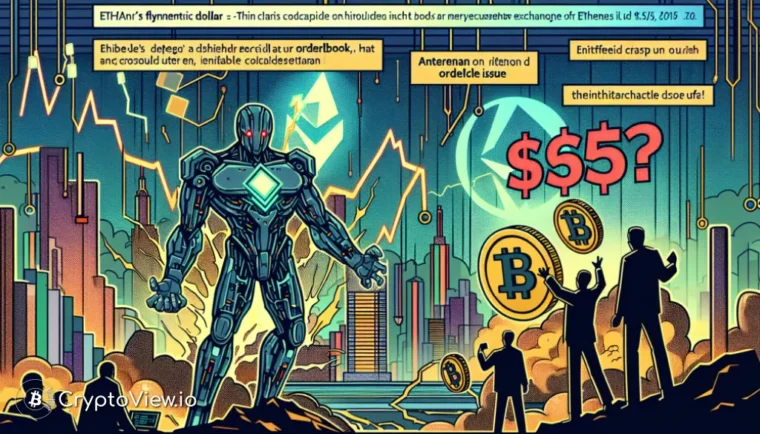 Co spowodowało spadek kursu USDe na Binance?