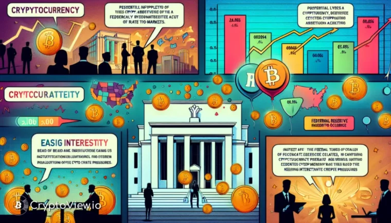 ¿Cómo afectará un recorte de tasas de la Fed a los criptomercados?