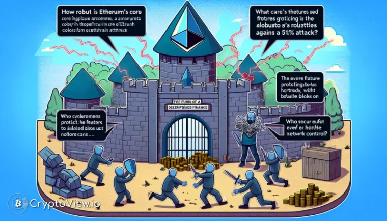 Hvor robust er Ethereums kjerne mot et 51 % angrep?