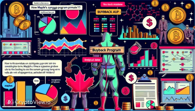 Maple के SYRUP बायबैक प्रोग्राम का इसके मूल्य पर क्या प्रभाव पड़ रहा है?