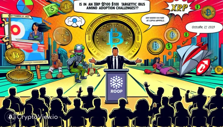 Er et XRP $1000-mål realistisk midt i udfordringer med adoption?