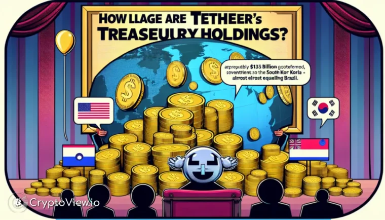 Hvor store er Tethers amerikanske statskassebeholdninger?