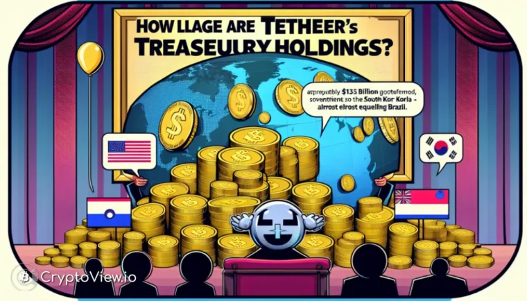 Hvor store er Tethers amerikanske statskassebeholdninger?