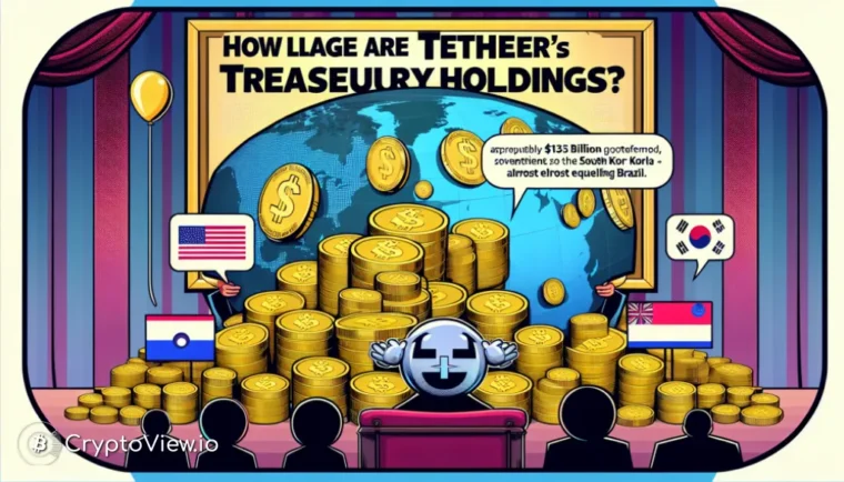 Jak duże są aktywa skarbowe USA posiadane przez Tether?