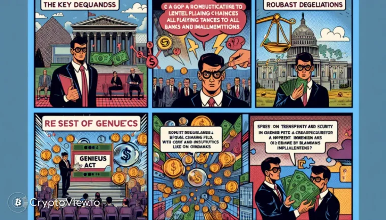 Hvad er Circles vigtigste krav til implementeringen af GENIUS Act?