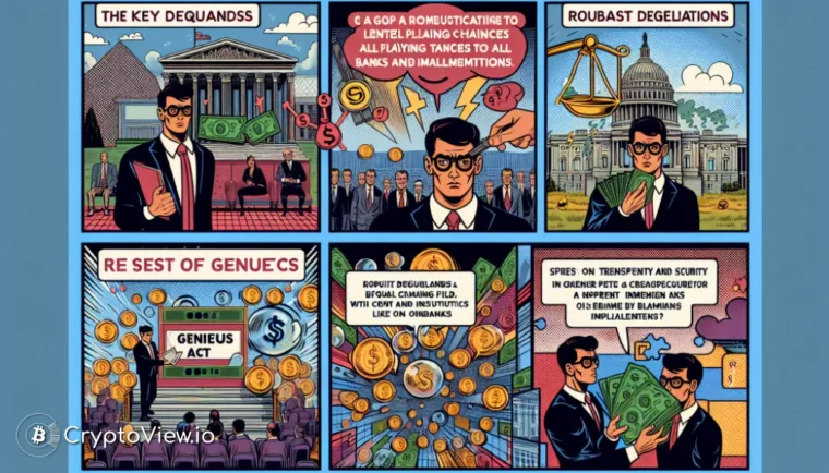 Quais são as principais demandas da Circle para a implementação da Lei GENIUS?