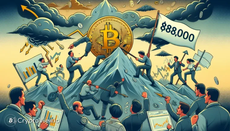 Преодолел ли Биткойн отметку в 88 000 долларов?