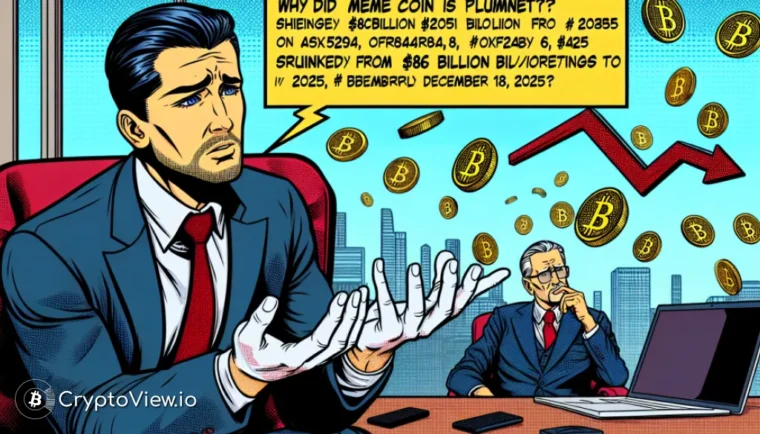 2025年のミームコイン急落の理由