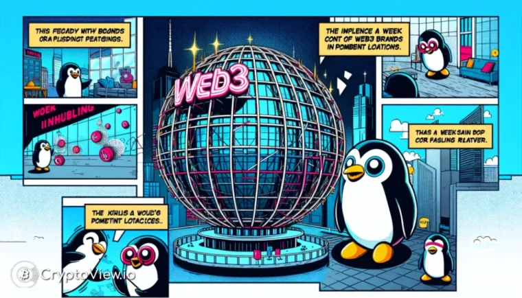 Hvordan erobrede Pudgy Penguins Las Vegas Sphere?