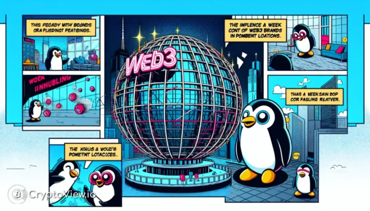 Pudgy Penguins는 어떻게 라스베이거스 스피어를 정복했을까요?