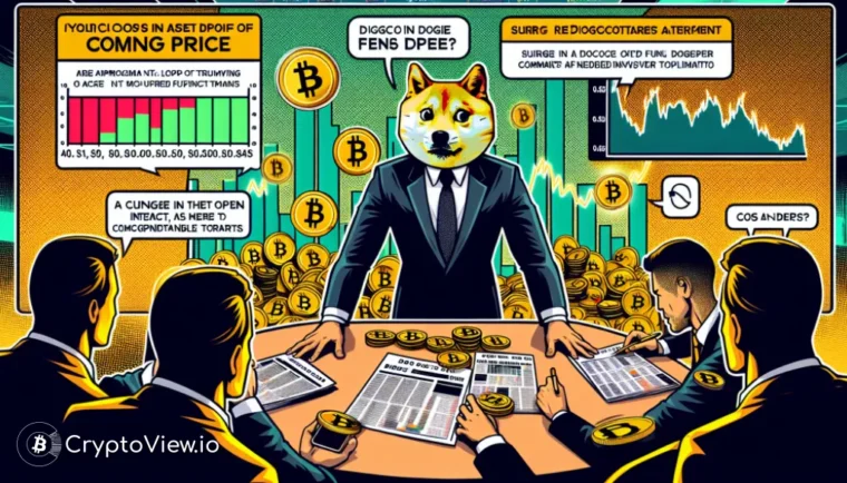 O Aumento do Interesse em Aberto de Dogecoin é um Sinal de Alta?