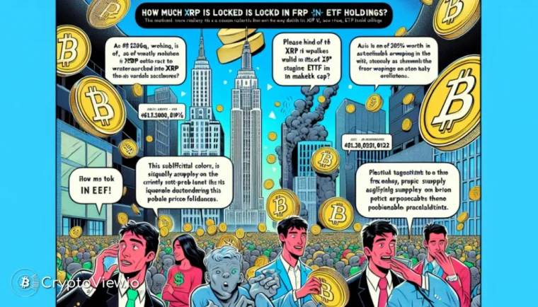 كمية XRP المحتجزة في ممتلكات الصناديق المتداولة في البورصة؟