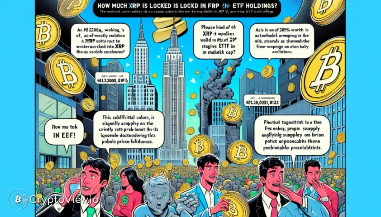 ETF होल्डिंग्स में कितना XRP लॉक है?
