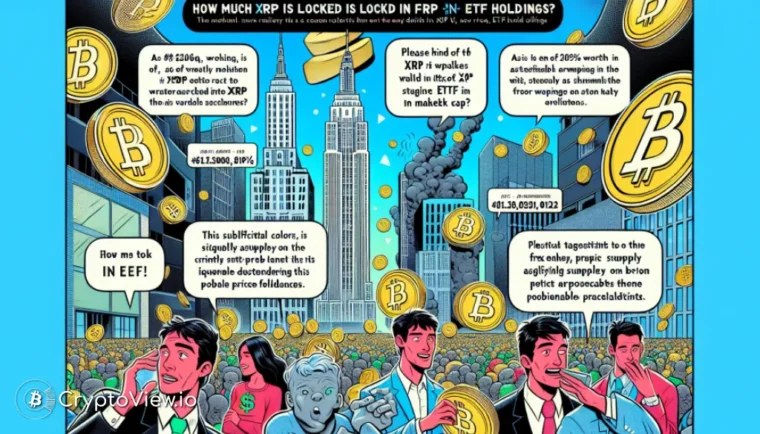 Hur mycket XRP är låst i ETF-innehav?