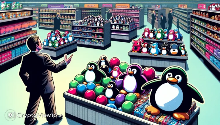 В чем секрет розничной экспансии Pudgy Penguins?