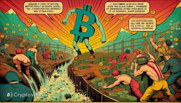 Il livello di massimo dolore di Bitcoin sta preparando uno Short Squeeze?