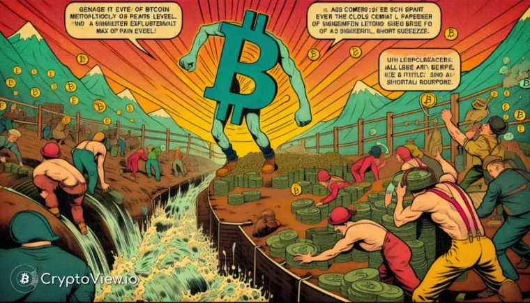 比特币的最大痛苦水平是否正在酝酿轧空？