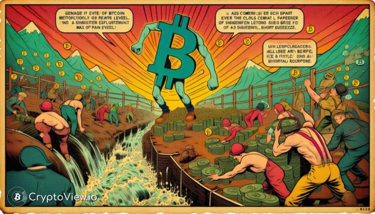 비트코인의 최대 고통 수준이 숏 스퀴즈를 설정하고 있습니까?