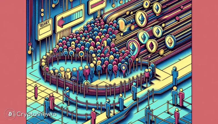 Waarom kent de staking wachtrij van Ethereum zo'n sterke toename?