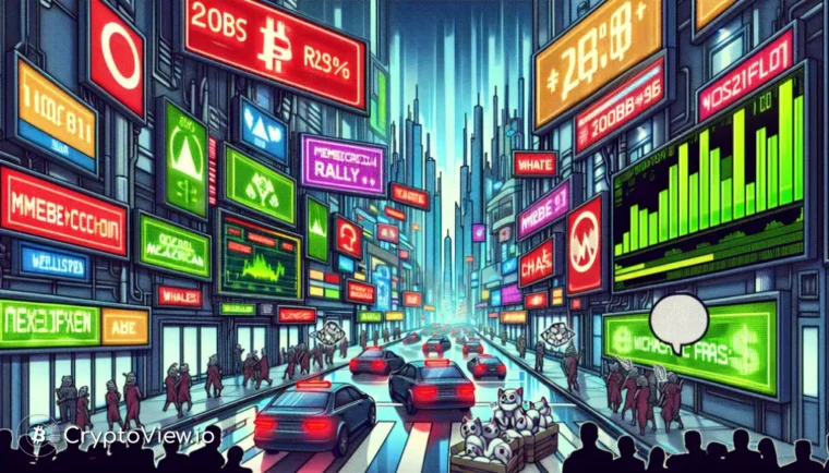 밈코인 시장, 급격한 조정으로 향하고 있는가?