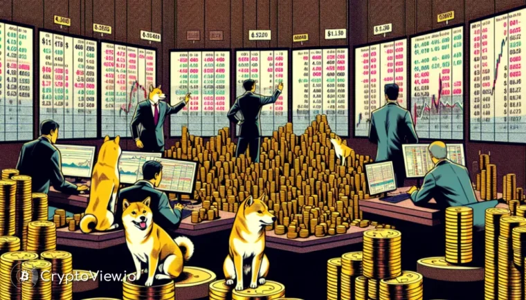 Signalerer Shiba Inus udvekslingsreserver et udsalg?