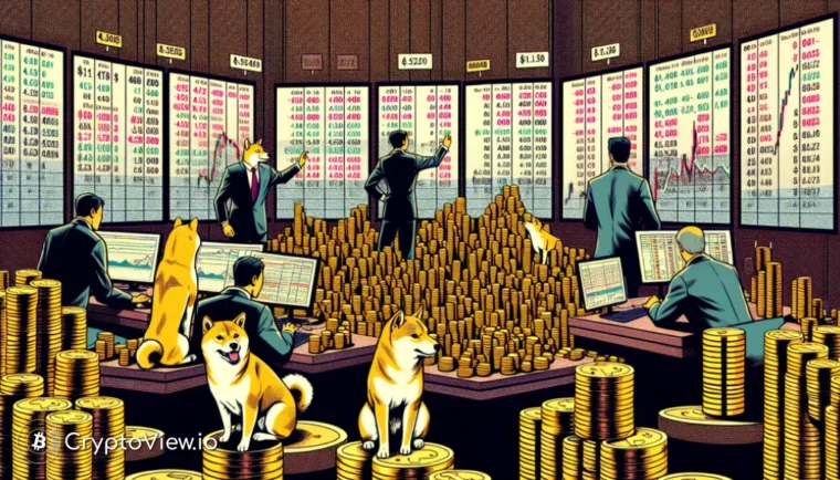 Czy rezerwy giełdowe Shiba Inu sygnalizują wyprzedaż?
