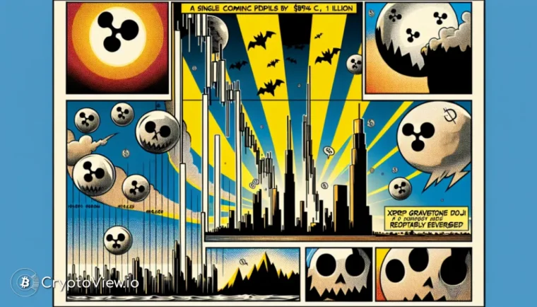 Peger XRP Gravestone Doji på en Bearish Vending?