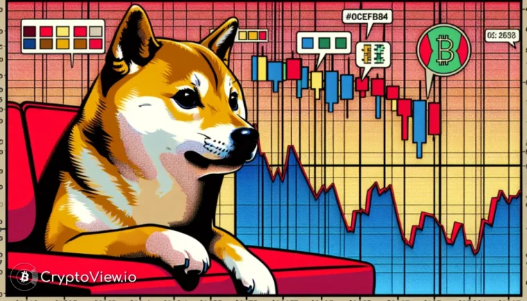 ¿Está parpadeando una señal bajista de Shiba Inu?