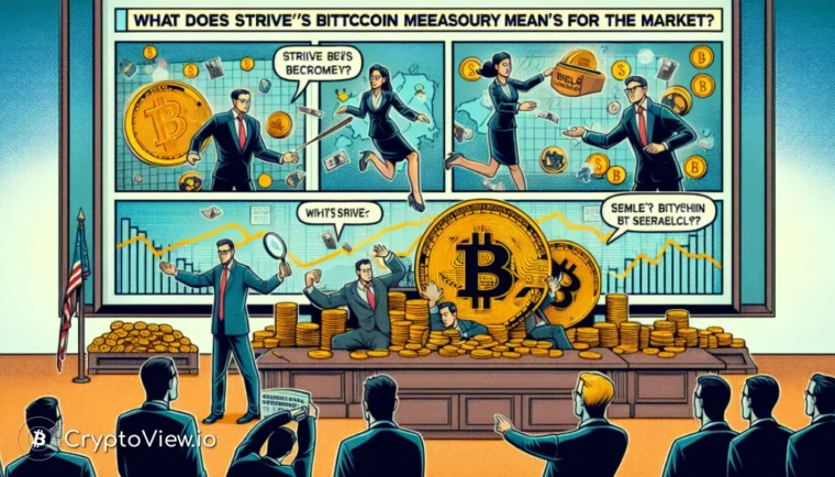 Strive के Bitcoin ट्रेजरी विलय का बाजार के लिए क्या मतलब है?