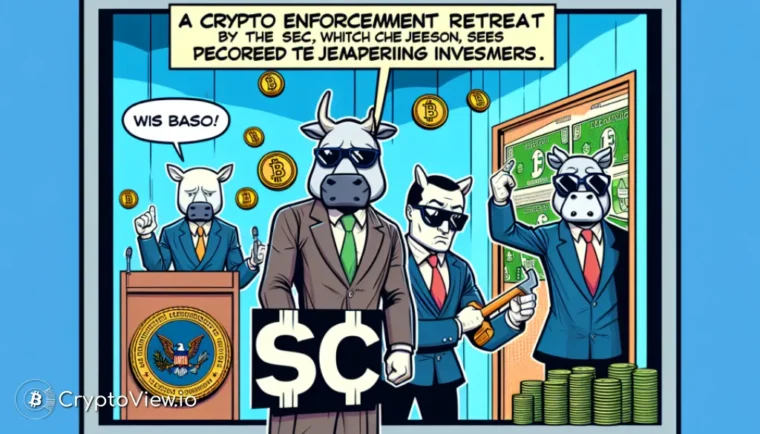 Il ritiro dell'applicazione delle normative sulle criptovalute da parte della SEC sta mettendo a rischio gli investitori?