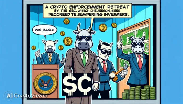 Czy wycofanie się SEC z egzekwowania przepisów dotyczących kryptowalut zagraża inwestorom?