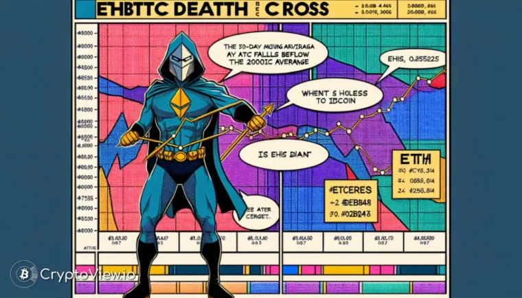 ¿La Cruz de la Muerte de ETH/BTC Señaló un Cambio en el Mercado?