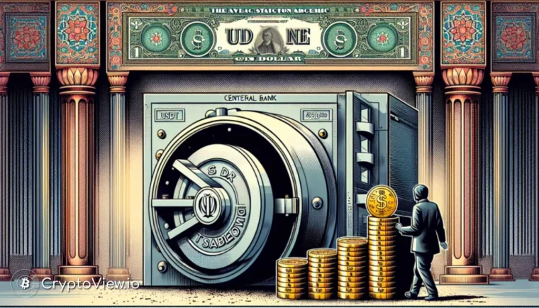 ¿Cómo Acumuló el Banco Central de Irán una Reserva de 500 Millones de Dólares en Stablecoins?