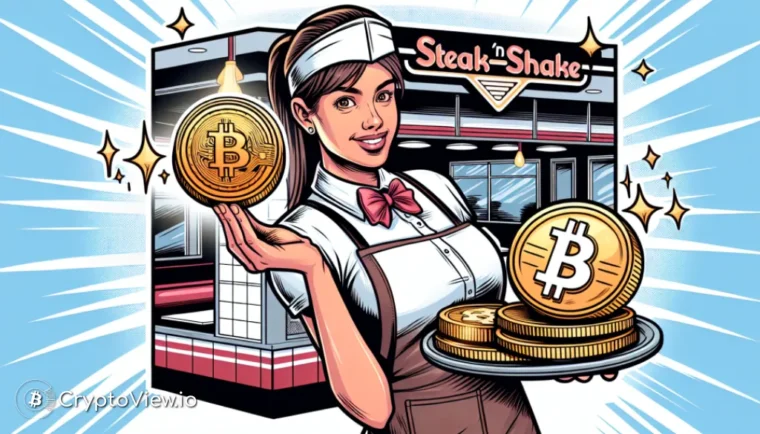 ¿Cuál es la primicia sobre el bono de Bitcoin para empleados de Steak 'n Shake?